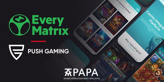 Push Gaming signs partnership with EveryMatrix’s CasinoEngine