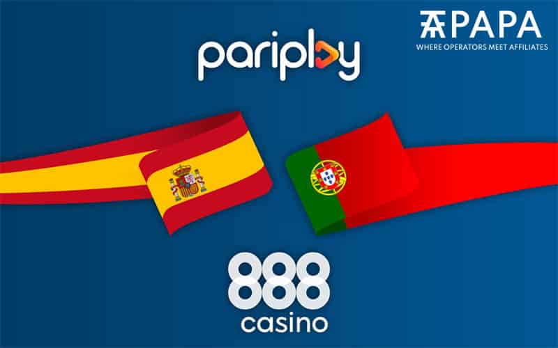 Pariplay signs new deal with 888casino