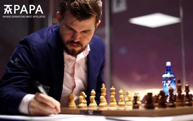 Magnus Carlsen represents Team Kindred at the FIDE Corporate Chess Championship