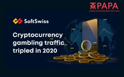 SoftSwiss report reveals increase in crypto gambling traffic
