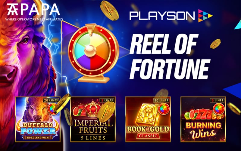 Playson releases new promotional tool Reel of Fortune