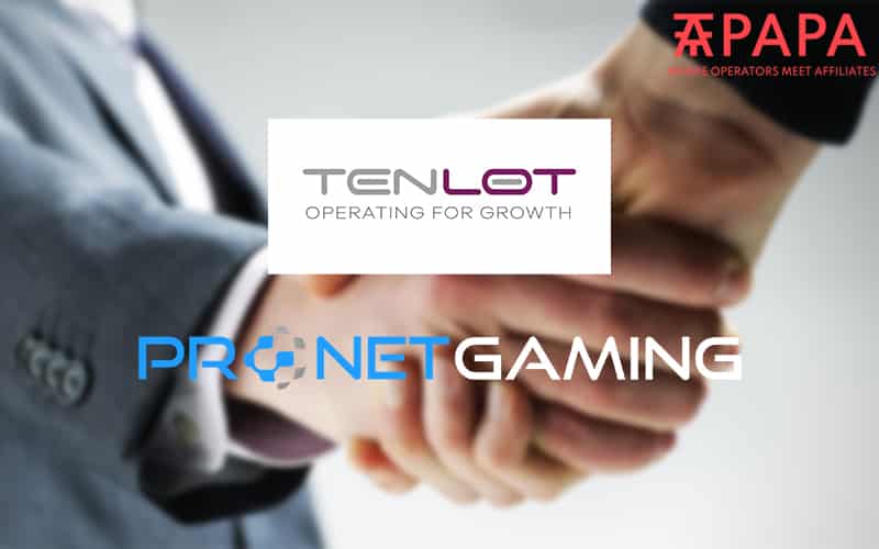 New Partnership Agreement between Pronet Gaming and Tenlot