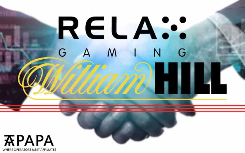 Relax Gaming and William Hill team up
