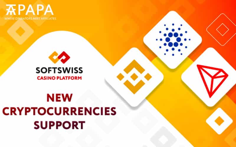 SOFTSWISS Casino Platform’s three new cryptocurrencies