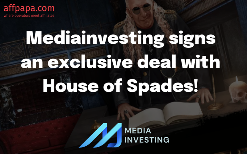 Mediainvesting signs an exclusive deal with House of Spades!