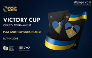 Victory Cup is to be held by PokerMatch in aid of Ukraine