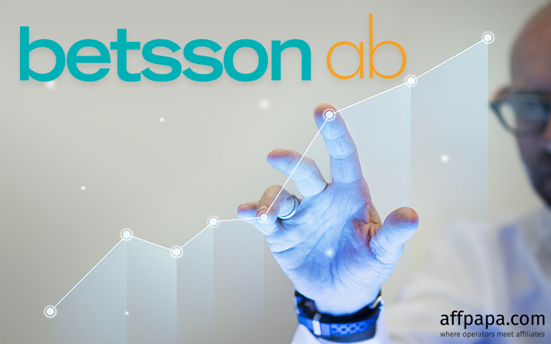 Betsson AB reports its financial performance for Q1