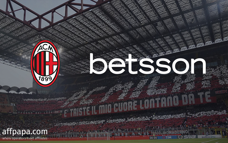Betsson partners with AC Milan to become regional partner