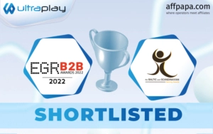 UltraPlay is shortlisted for the BSG and EGR Awards