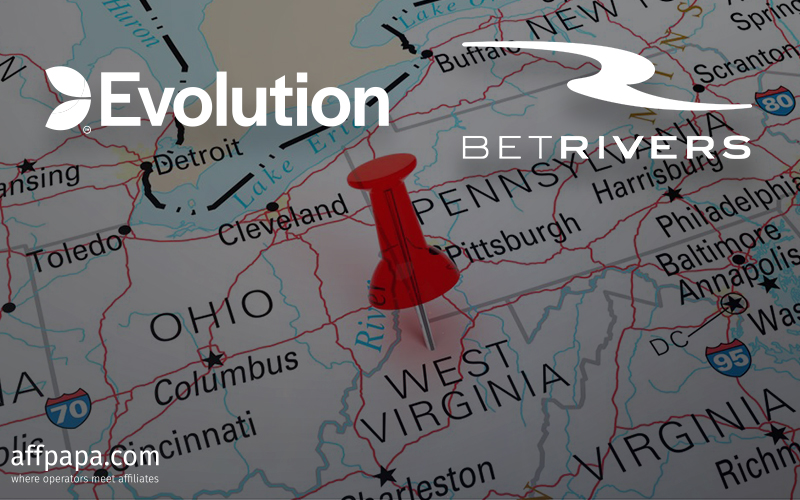 BetRivers launches Evolution live casino across West Virginia