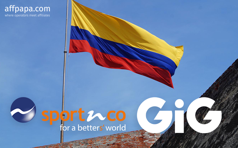 GiG releases products in Columbia through Sportnco Gaming
