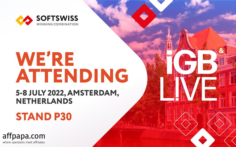 SOFTSWISS to participate in iGB Live! 2022