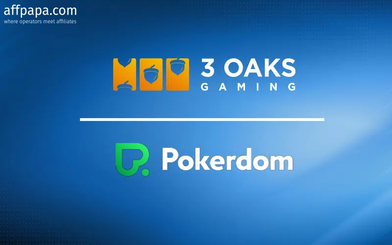 3 Oaks Gaming links a new deal with operator Pokerdom