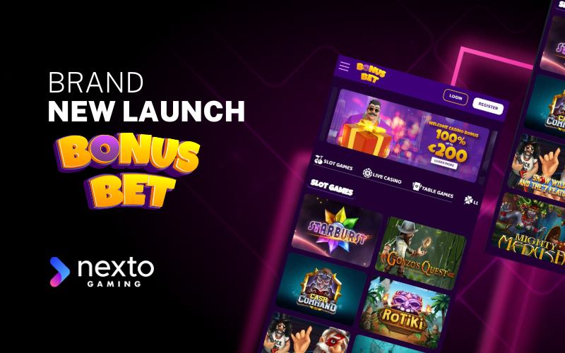 Bonusbet works with Nexto Gaming to make its debut