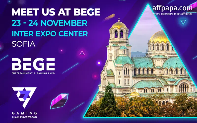 7777 Gaming to attend the BEGE Expo in Sofia, Bulgaria