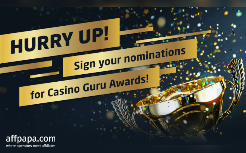 Casino Guru Awards registrations to close in December