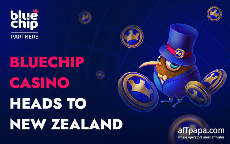 BlueChip casino launches in New Zealand