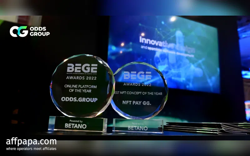 ODDS.GROUP takes home two awards from BEGE 2022