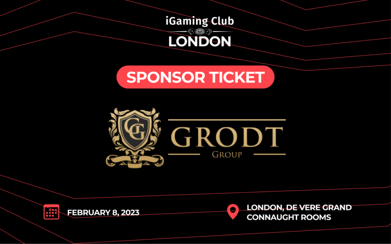 GRODT Group secures a sponsor ticket for iGaming Club London