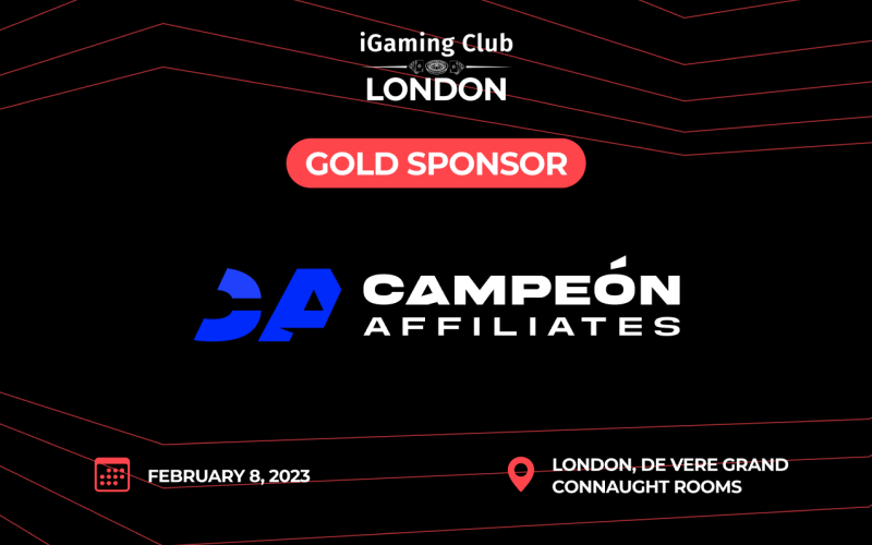 iGaming Club London’23: Campeon Affiliates as Gold Sponsor