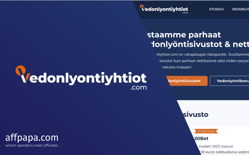 Veikkauskertoimet.com is now Vedonlyontiyhtiot.com