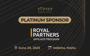 Royal Partners as Platinum Sponsor of AffPapa iGaming Awards ’23