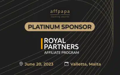 Royal Partners as Platinum Sponsor of AffPapa iGaming Awards ’23