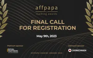Final call for AffPapa iGaming Awards 2023 registration