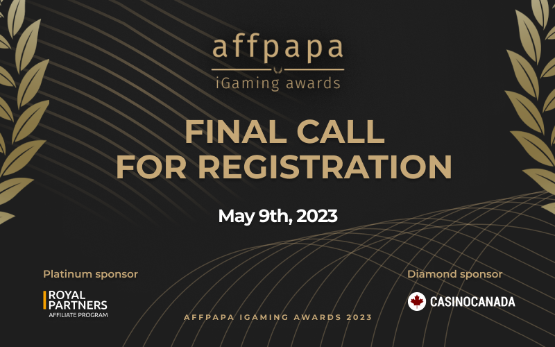 Final call for AffPapa iGaming Awards 2023 registration