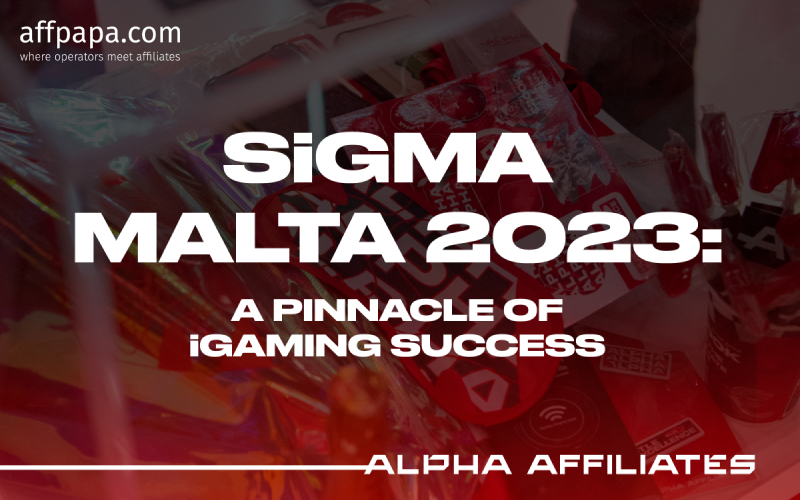 Alpha Affiliates exhibited at SiGMA Malta 2023