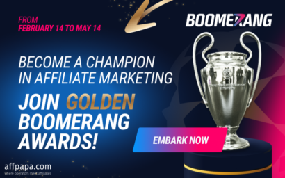 Golden Boomerang Traffic Tournament: Top Affiliates, Big Rewards!