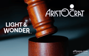 Aristocrat is suing Light & Wonder for a knockoff
