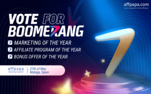 Boomerang Partners at AffPapa iGaming Awards 2024