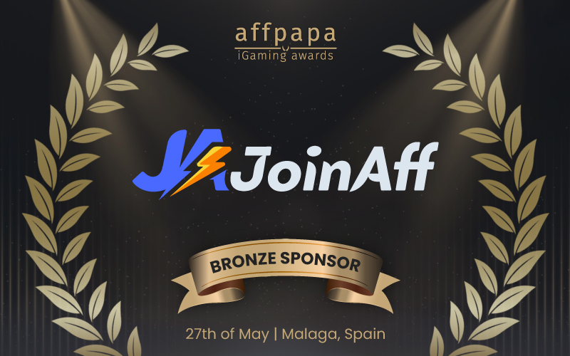 JoinAff named Bronze Sponsor for AffPapa iGaming Awards 2024