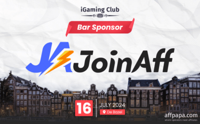 JoinAff secures Bar Sponsorship for iGaming Club Amsterdam 2024