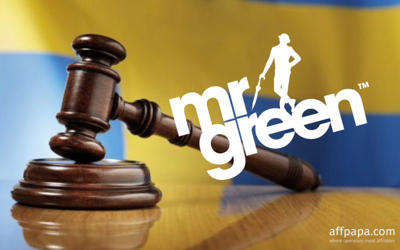 Mr. Green’s fine reduced by Swedish Court
