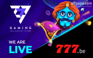 7777 gaming launches in Belgium with 777.be