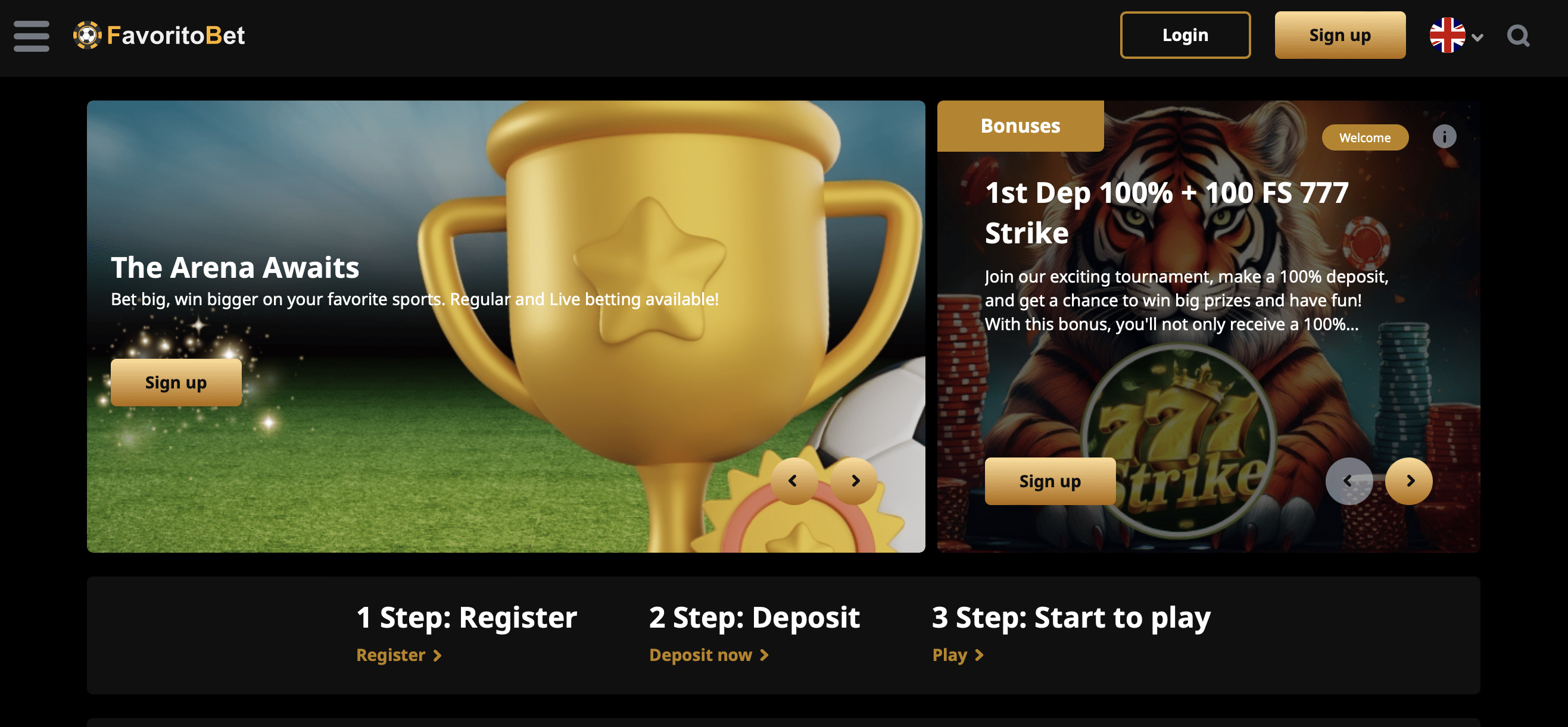 favoritobet website