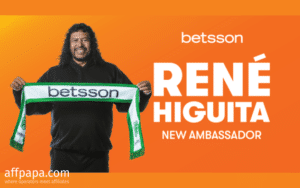 René Higuita as the new ambassador of Betsson Group