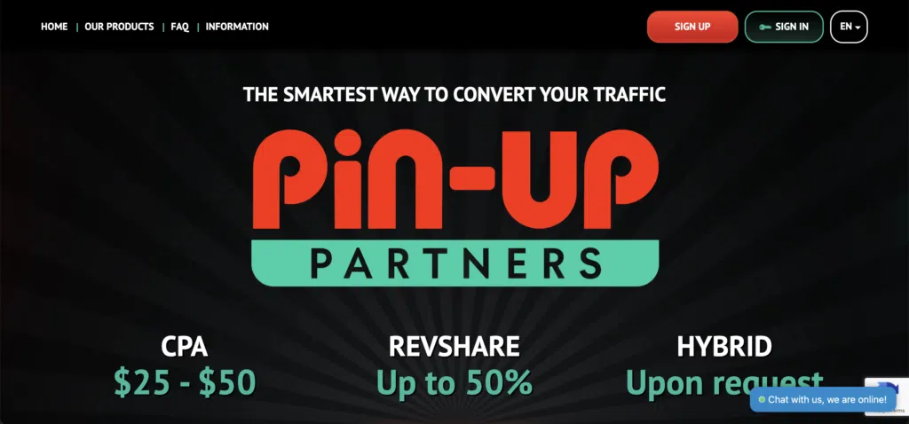 pinup partners affiliate program