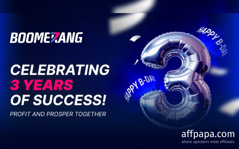 Boomerang Partners marks 3 years of sports betting success