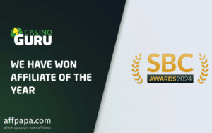 Casino Guru: the Casino Affiliate of the Year at SBC Awards