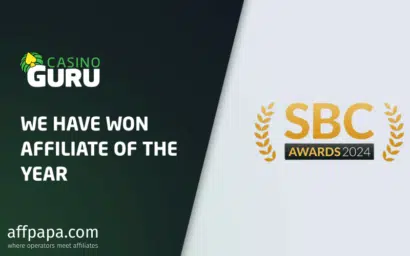 Casino Guru: the Casino Affiliate of the Year at SBC Awards