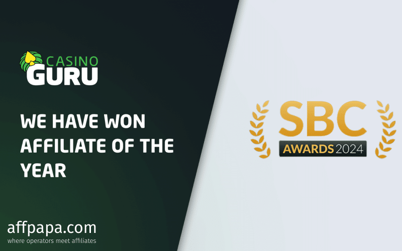 Casino Guru: the Casino Affiliate of the Year at SBC Awards Casino Guru: the Casino Affiliate of the Year at SBC Awards