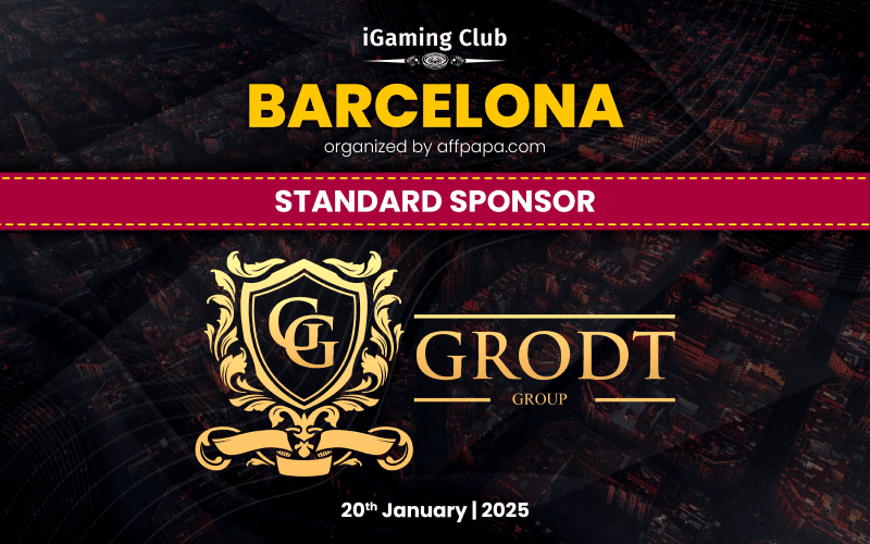 Grodt Group as Standard Sponsor for iGaming Club Barcelona 2025 Grodt Group as Standard Sponsor for iGaming Club Barcelona 2025