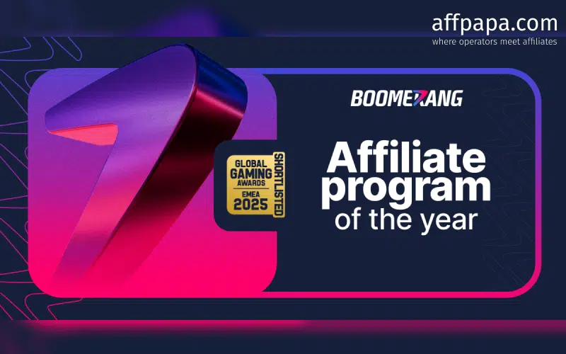 Boomerang is shortlisted for Global Gaming Awards EMEA 2025 Boomerang is shortlisted for Global Gaming Awards EMEA 2025