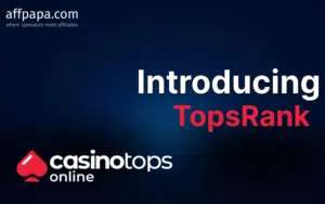 CasinoTopsOnline.com introduces TopsRank