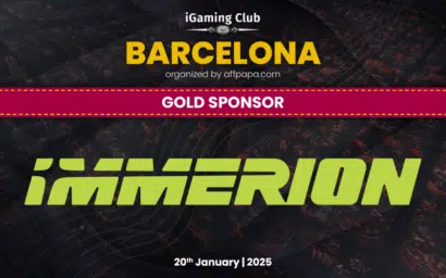 Immerion as Gold Sponsor for iGaming Club Barcelona 2025