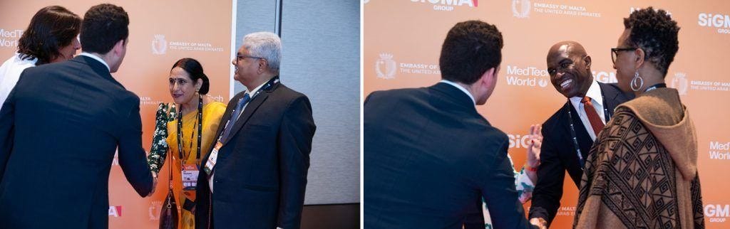 Ambassadors, dignitaries and business leaders