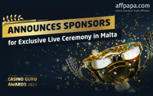 Casino Guru Awards 2025: Sponsors for Malta Ceremony
